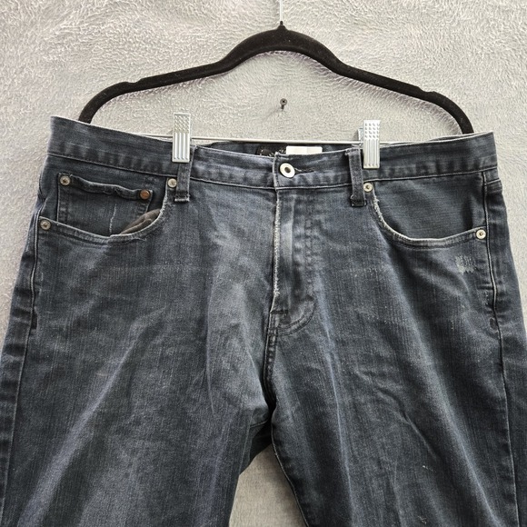 Lucky Brand Men Jeans 34X32 Black Denim 221 Original Straight 31" Inseam - Picture 7 of 13